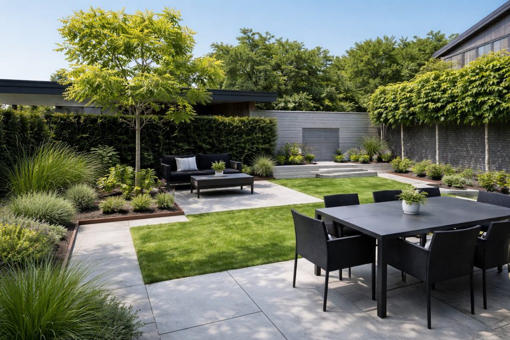 Création de jardin minimaliste sur Montpellier, Lattes, La Grande-Motte, Palavas-les-Flots et Perols